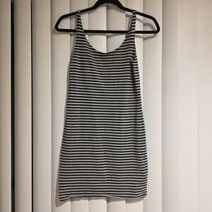 H&M Divided Black & White Striped Top